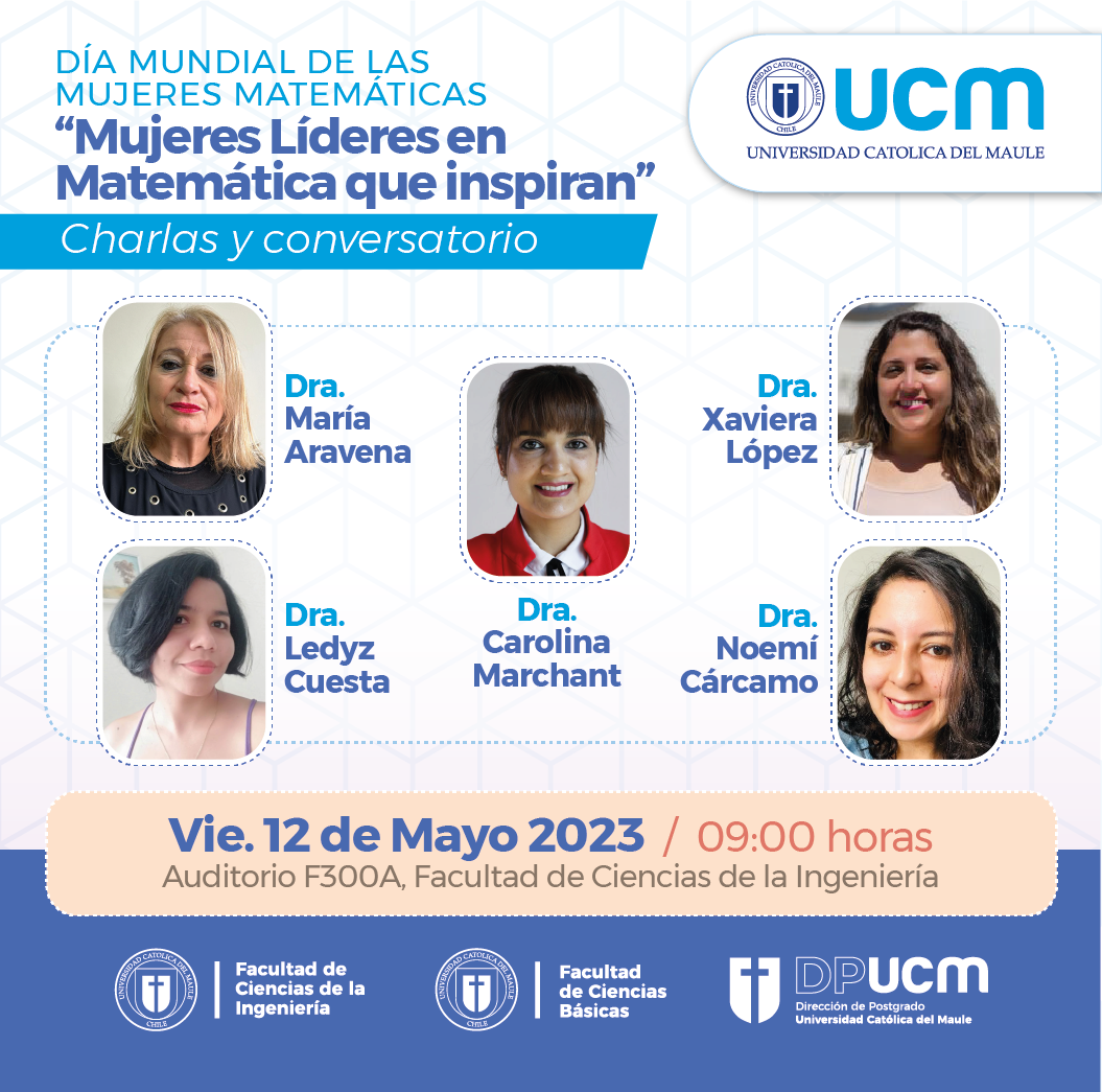 Invitación encuentro «Mujeres Líderes en Matemáticas que inspiran»